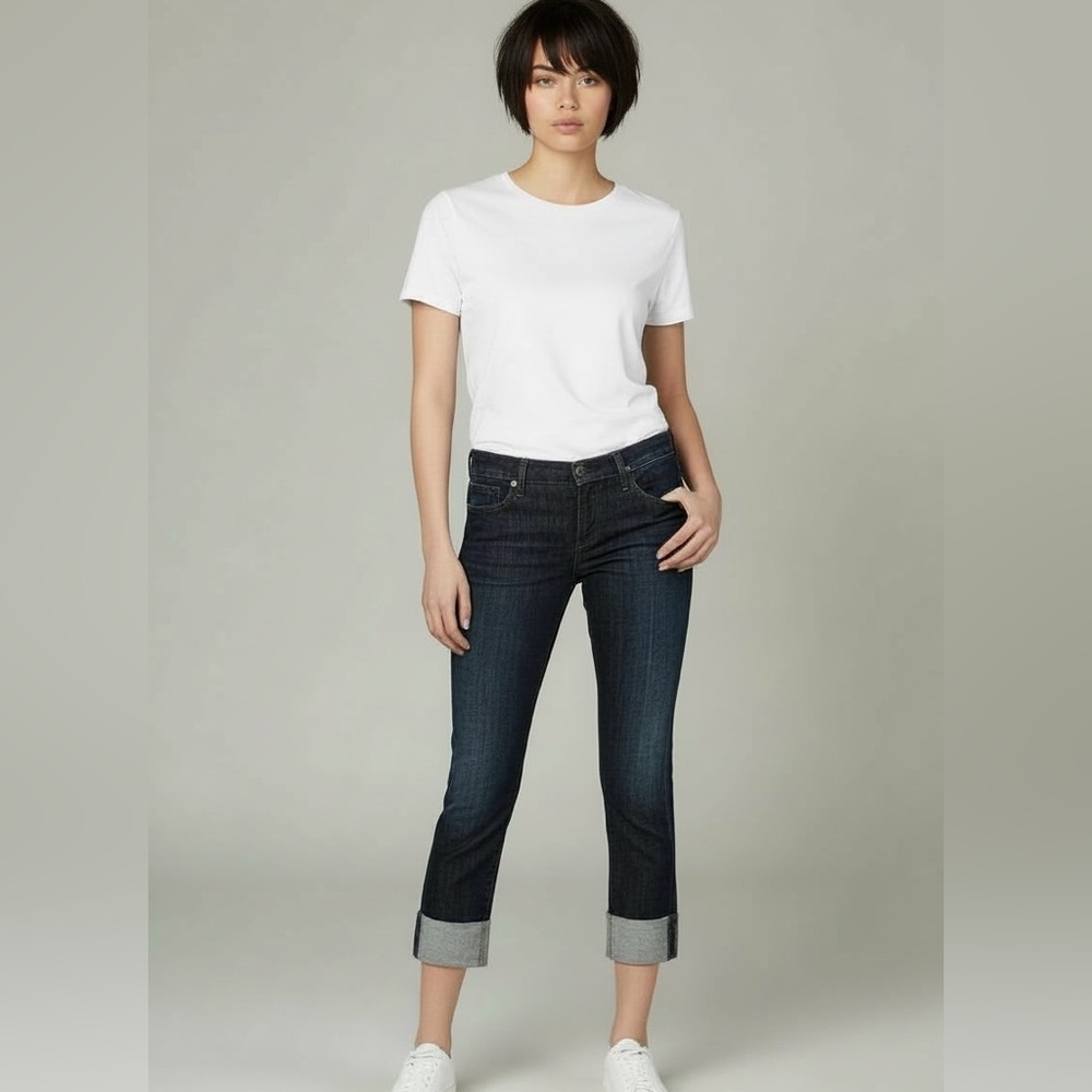 Citizens of Humanity Dani Cropped Straight Leg Cuffed Jeans Women’s Size 28